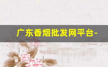 广东香烟批发网平台-烟批发平台广州