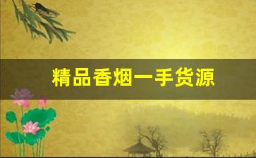 精品香烟一手货源