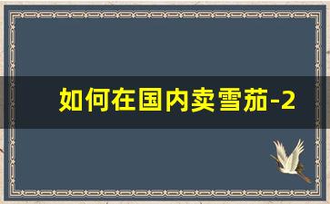 如何在国内卖雪茄-20元以内雪茄