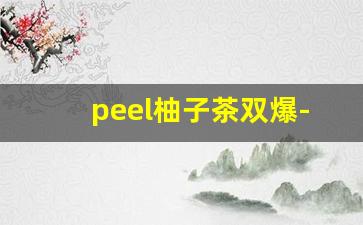 peel柚子茶双爆-peel柚子茶爆珠什么样