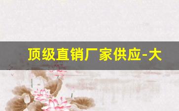 顶级直销厂家供应-大品牌直销厂家