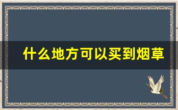 什么地方可以买到烟草-烟草如何购买