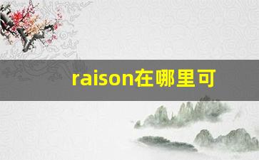 raison在哪里可以买到-raison一般多少钱