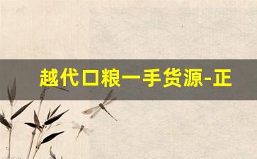越代口粮一手货源-正品口粮一手货源全套阿里巴巴