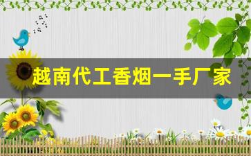 越南代工香烟一手厂家渠道-越南代工香烟有多少品牌