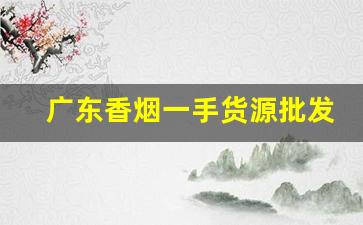 广东香烟一手货源批发-广东香烟品牌及批发商
