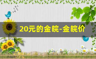 20元的金皖-金皖价格表一览表