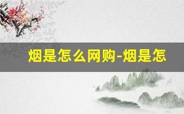 烟是怎么网购-烟是怎么订购的
