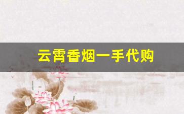 云霄香烟一手代购