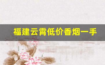 福建云霄低价香烟一手货源批发代理-云霄烟30元一条批发