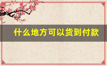 什么地方可以货到付款-货到付款商品哪里找
