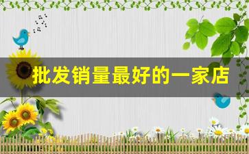 批发销量最好的一家店总仓发货-寻找热销品供货商的渠道有哪些