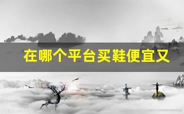 在哪个平台买鞋便宜又是正品-买鞋在网上哪个平台可以买到正品