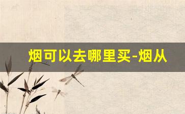 烟可以去哪里买-烟从哪里能买得到