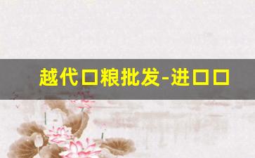 越代口粮批发-进口口粮批发一斤装
