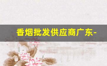 香烟批发供应商广东-广东卷烟香烟供货商