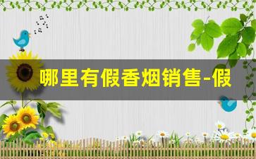 哪里有假香烟销售-假烟一般在哪里销售