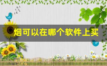 烟可以在哪个软件上买-线上有烟卖吗