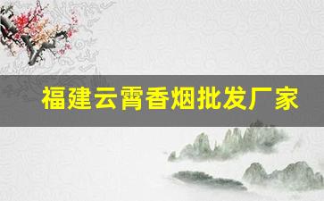 福建云霄香烟批发厂家-云霄香烟属于哪里的