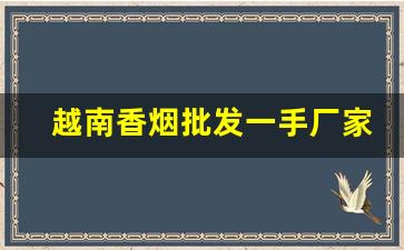 越南香烟批发一手厂家-越南香烟工厂在哪里
