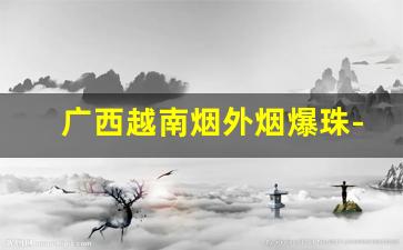 广西越南烟外烟爆珠-越南烟什么牌子适合中国人吸