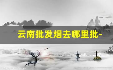 云南批发烟去哪里批-云南收购烟的烟站