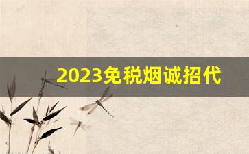 2023免税烟诚招代理-正规免税外烟批发