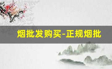 烟批发购买-正规烟批发平台