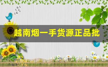 越南烟一手货源正品批发网-越南烟图片及价格木盒
