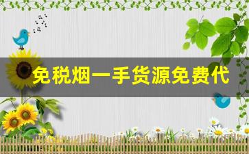 免税烟一手货源免费代理-正规进口烟批发