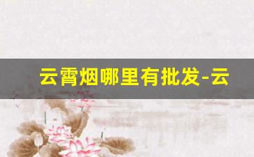 云霄烟哪里有批发-云霄烟批发平台